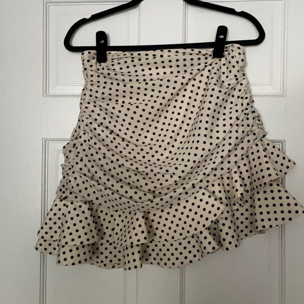 Zara polka dot skirt